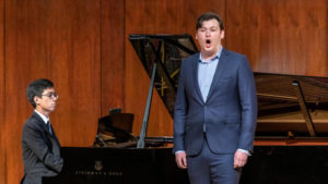 Liederabend, at Juilliard School