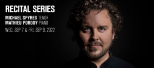 Michael Spyres, Tenor & Mathieu Pordoy, Piano, Recital Series at Park Avenue Armory (Site)